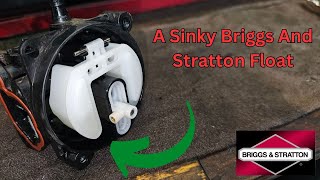 Briggs & Stratton E Series Sinky Carburetor Float! #mechanic #briggsandstratton #smallenginerepair by machinesnmetal 904 views 3 weeks ago 2 minutes, 22 seconds