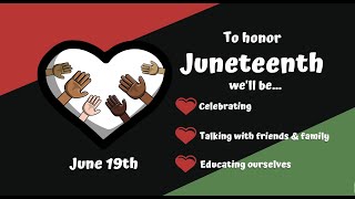 Juneteenth Greeting 2023 | Animated Video Template