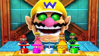 Мульт Mario Party The Top 100 MiniGames Peach Vs Luigi Vs Mario Vs Yoshi Master Difficulty