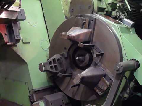 Used Hegenscheidt 7 portal wheel lathe radsatzdrehmaschine train lathe