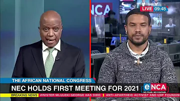 The African National Congress | NEC old first meeting for 2021