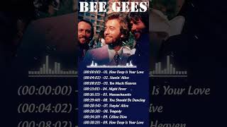 Bee Gees  Greatest Hits Full Abum 2023 ~ Top 100 Best Soft Rock Of Bee Gees .