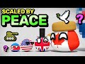 COUNTRIES SCALED BY PEACEFULNESS | Countryballs Animation