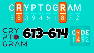 CRYPTOGRAM level 613 614 screenshot 5