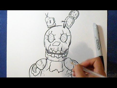 Cómo dibujar a Springtrap 