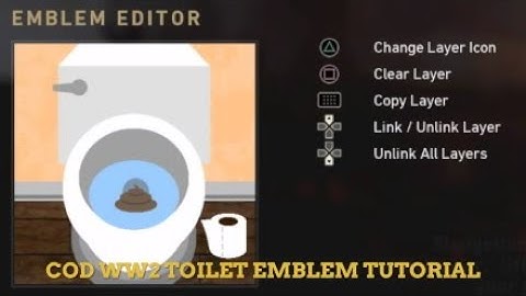 COD WW2 TOILET EMBLEM TUTORIAL