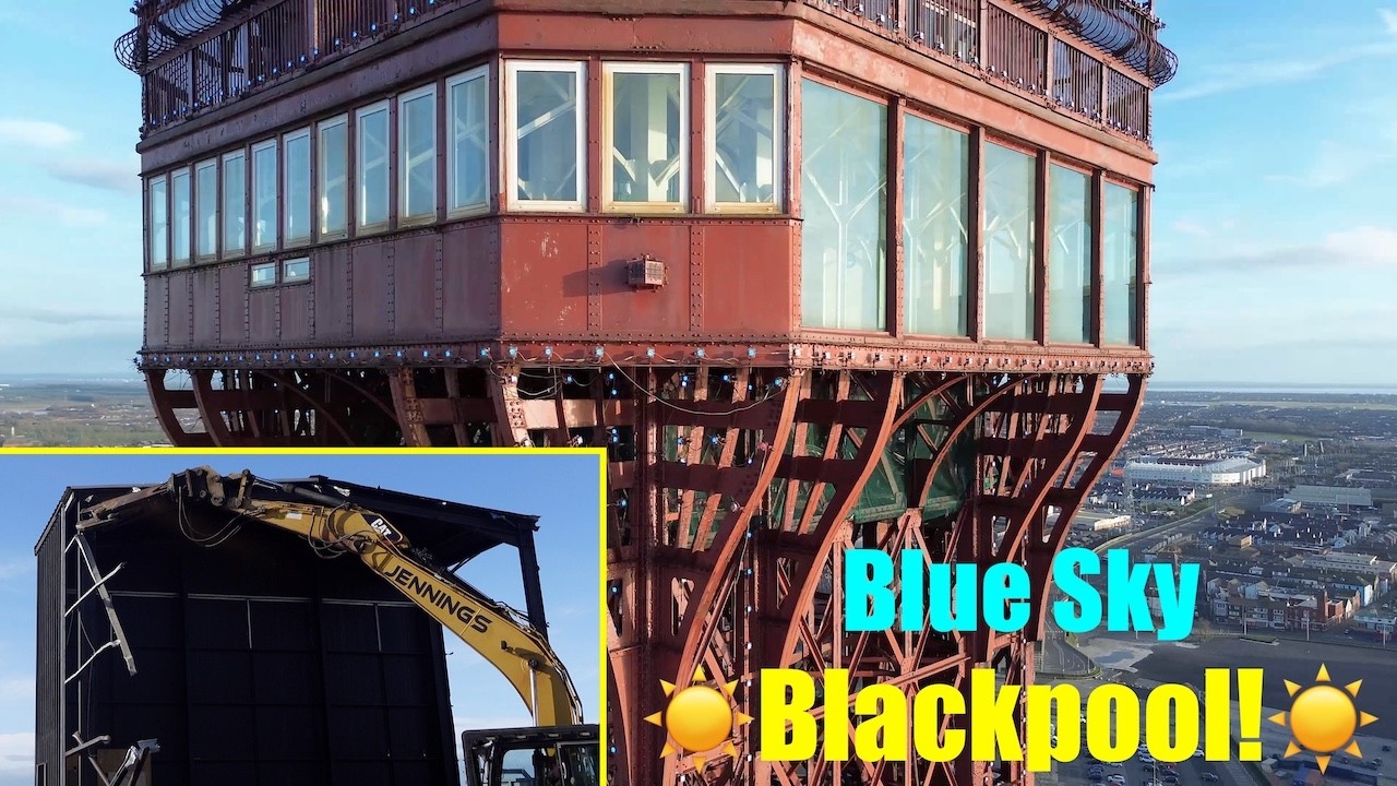 Demolition and Drone Flying in Sunny Blackpool 🌡️☀️
