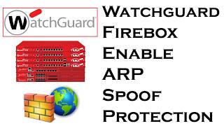 WatchGuard Firebox Firewall Configure ARP Spoof Protection screenshot 3