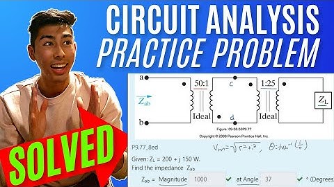 Networks Analysis | Ch.9 Sinusoidal Steady-State Analysis | P9.77_8ed : The sinusoidal source is ...