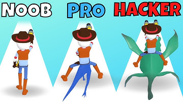 NOOB vs PRO vs HACKER in Monster Catch Run