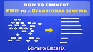 How To Convert Erd To Relational Schema | Mapping ERD |Tutorial | شرح