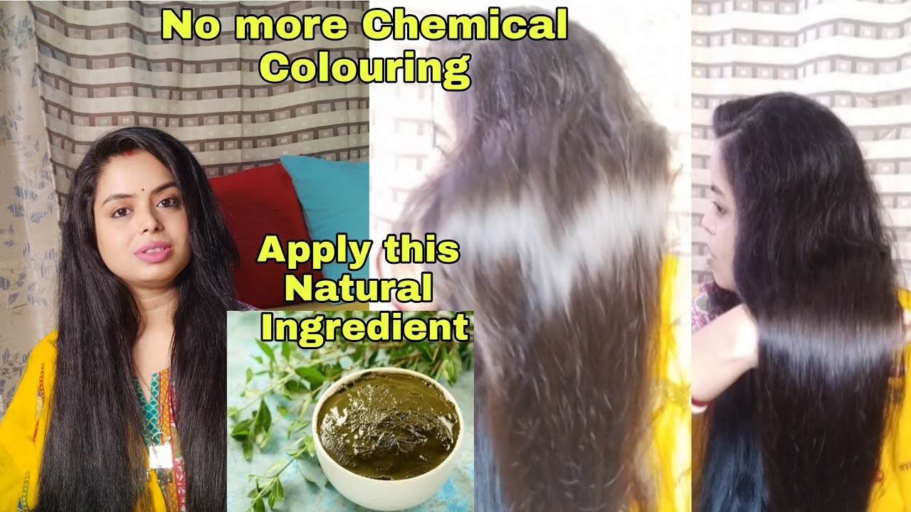 How to colour your Hair Naturally | Henna Hair Pack to dye your Grey ...