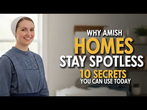 Why Amish Homes Are Always Spotless: 10 Secrets You Need to Try - YouTube
