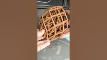 8D Cubic Lattice 3d printed | 3d printing timelapse
