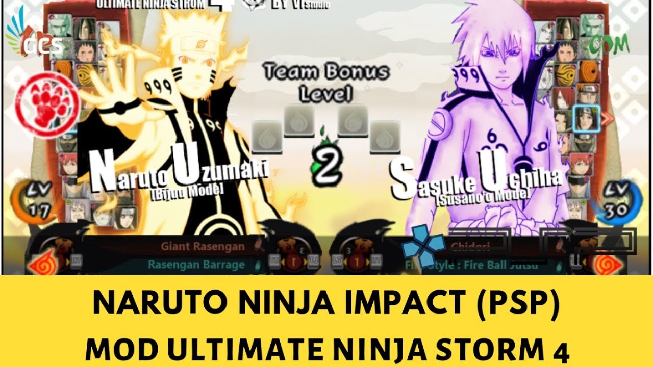 naruto ultimate ninja impact characters