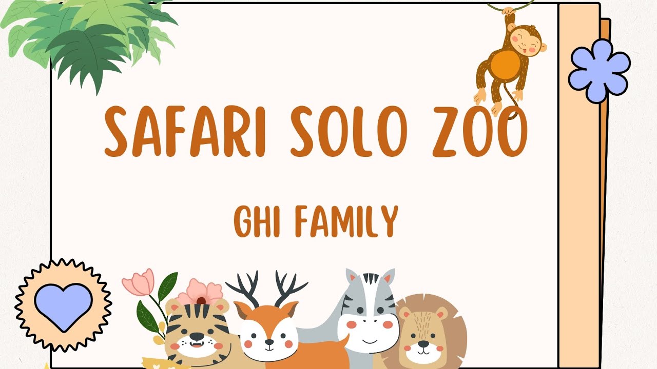 Safari Solo Zoo - Healing ke kota solo lihat banyak hewan - YouTube
