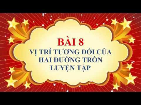 Video Toán học lớp 9 - Bài 8 - Vị trí tương đối của hai... - youtube