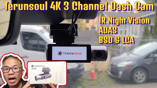 How to install Terunsoul 4K 3 Channel Dash Cam with ADAS BSD and LCA screenshot 1