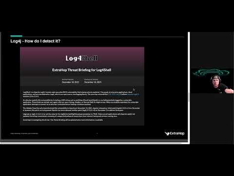 Detecting Log4j Exploit with ExtraHop Reveal(x)