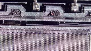 EPROM CHIP under microscope  2732