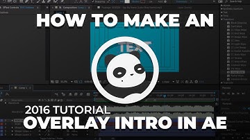 How To Make an Overlay Intro in After Effects Tutorial (2015 Tutorial)