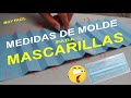 COMO HACER MOLDE - PLANTILLA PARA MASCARILLAS-FÁCIL