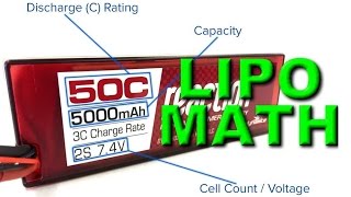 LIPO 101 Battery math