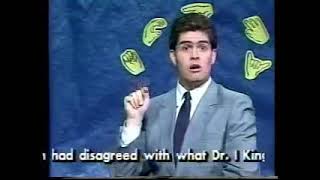 Billy Kelman, o intérprete que só usa datilologia