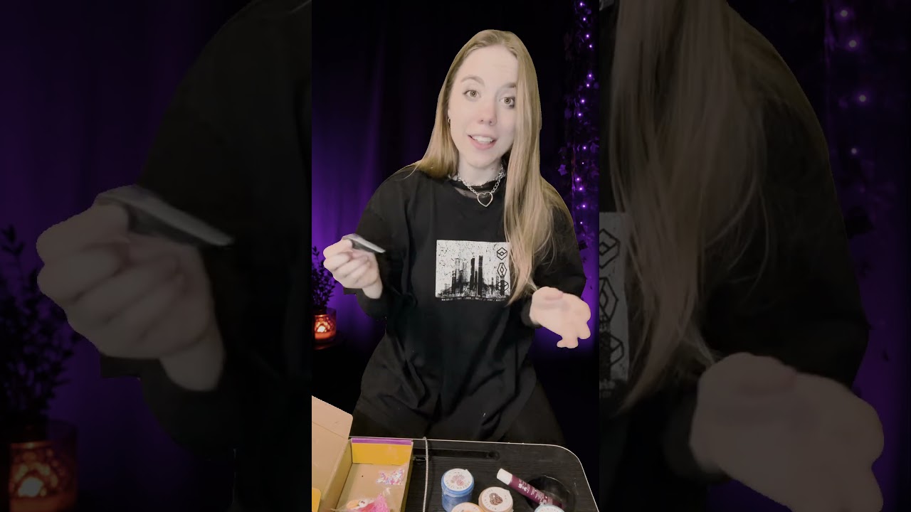 Part 1 of my slime ASMR series 🖤✨