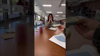 Surprising a community college student with $10,000 :)