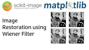 Python#24 Wiener restoration filter in Python