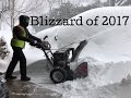 BLIZZARD OF 2017 SNOW BLOWING: Winter Storm Stella 3/14/17