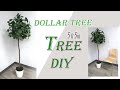 Dollar Tree DIY TREE / 5 ft Tree DIY / Indoor Tree DIY