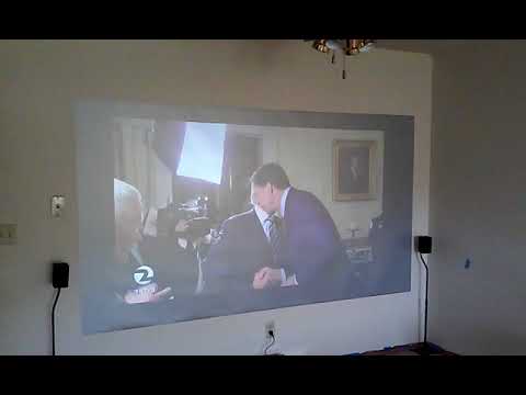 Carl's prosilver projection screen + Lg Pw1500 in Daylight