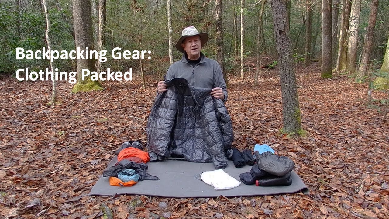 Backpacking Gear Clothing Packed YouTube