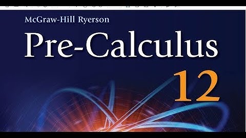 PC 30 1.1 Horizontal and Vertical Translations of Functions
