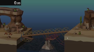 Poly Bridge 2 3-13 100% in 14.48 seconds