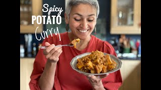 SPICY POTATO CURRY | Best alu sabji | Dahi wale aloo | Vegetarian Curry | Food with Chetna