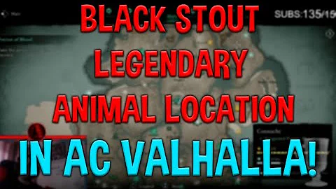 Black Stout Legendary Boss Fight Animal Location! (Assassins Creed Valhalla: Wrath Of The Druids)