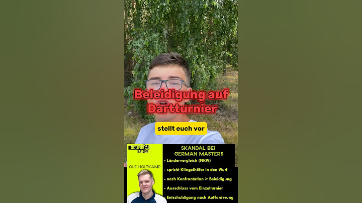 Deutscher Meister beleidigt seinen Gegner auf Dartturnier 🤬