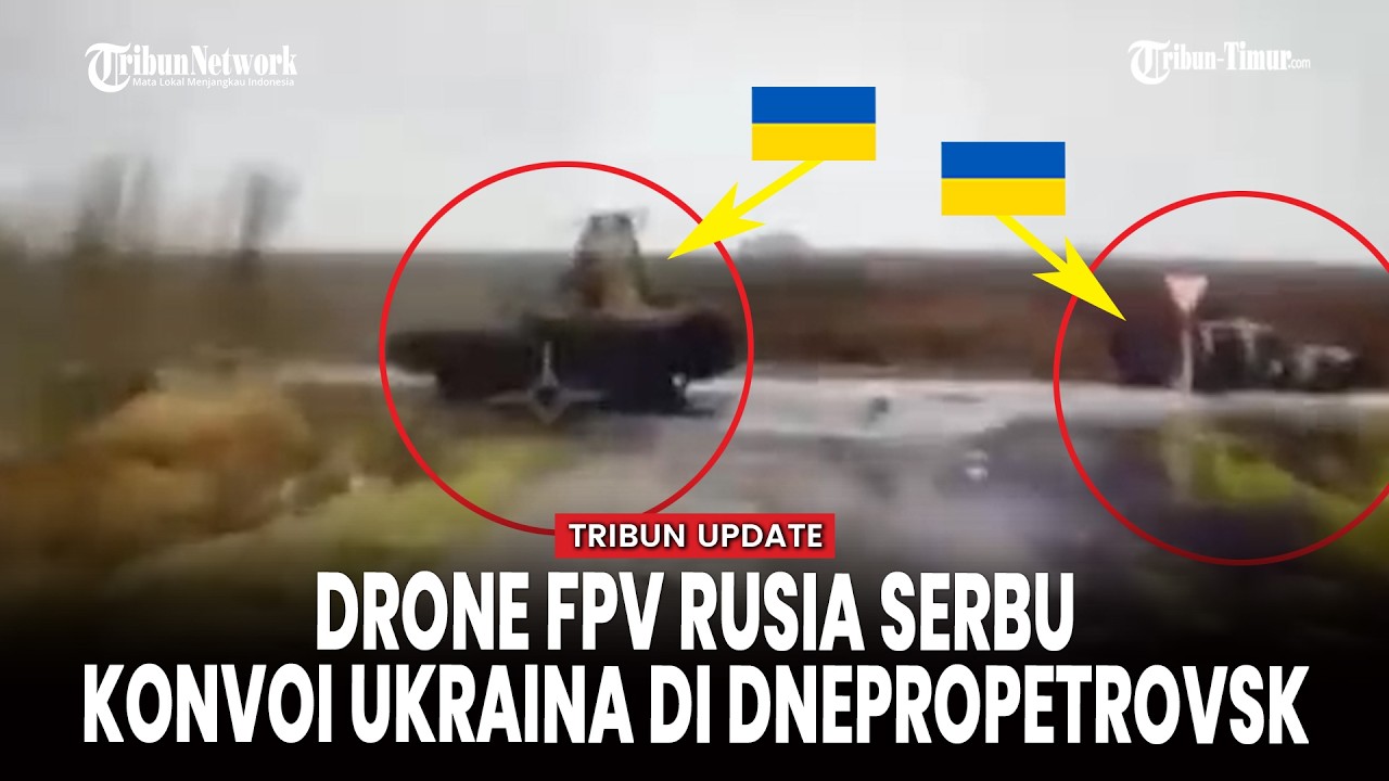 [FULL] Serangan FPV Guncang Arah Dnepropetrovsk! Konvoi hingga Iringan Tentara Ukraina Disikat