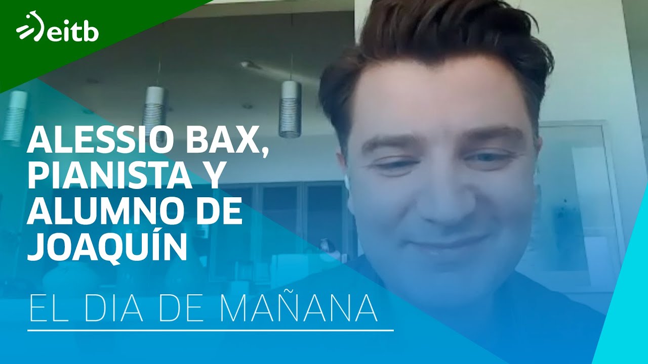 Alessio Bax: ''Joaquín es más que un maestro, piensa siempre en la música sin filtros y sin ego''