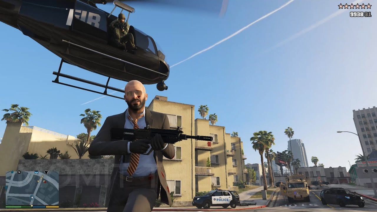 GTA 5 Madrazo Cartel Hideout Attack + 10 Star Police Chase Escape(RDE 4 ...