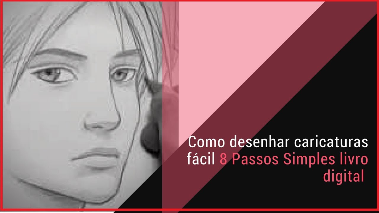 COMO DESENHAR CARICATURA ROSTO SUPER 8 PASSO SIMPLES