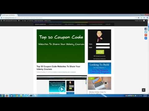 Top 30 Udemy Coupon Code Websites