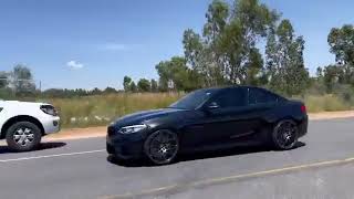 The exhaust sound of the BMW💪