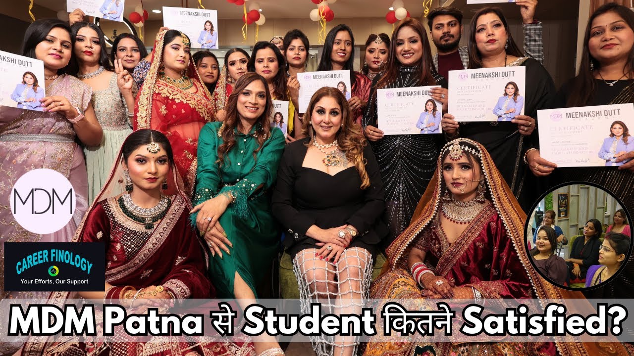 Makeup Artist Course in Patna || Minakshi Dutt Makeover at Boring Road || Career Finology