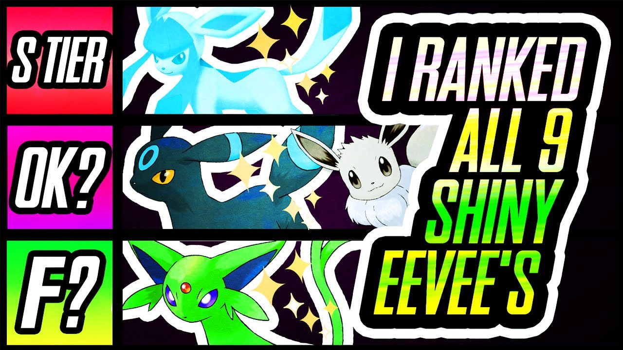 Pokémon GO: Every Shiny Eevee Evolution, Ranked - VGKAMI