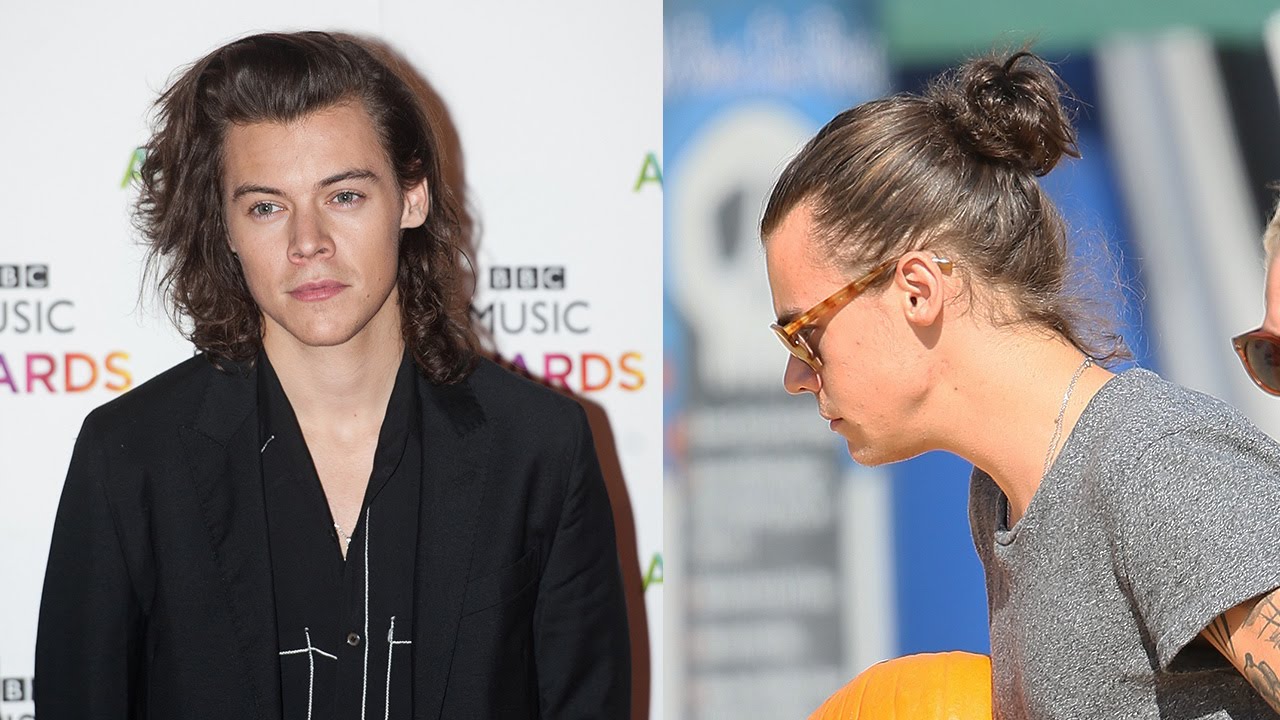 Harry Styles Man Bun Tutorial - YouTube