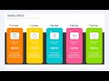Create 5 Options Simple Business Infographic Slide in PowerPoint